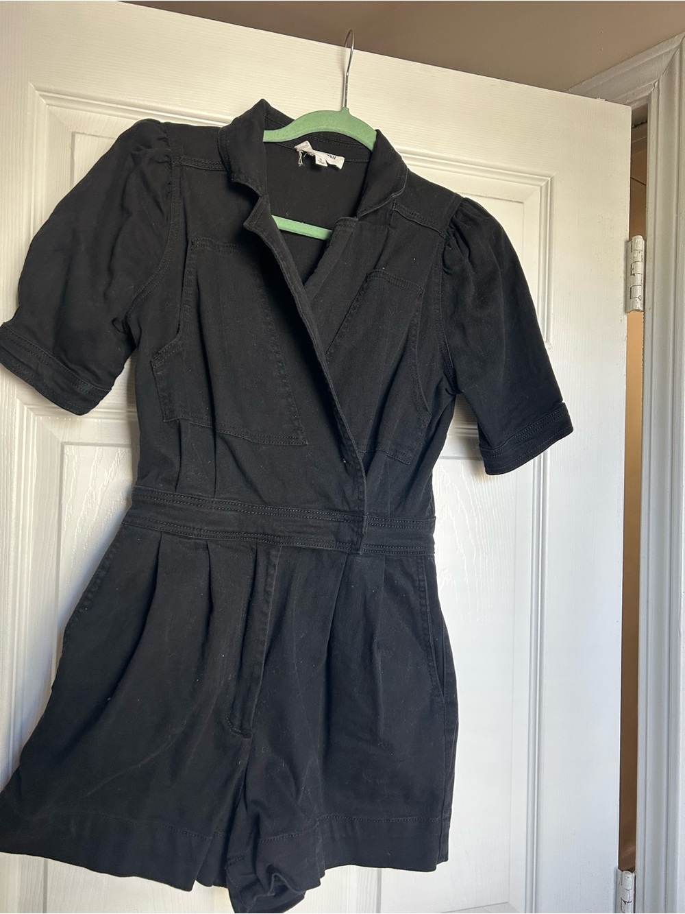 day + moon Black Short Sleeve Top